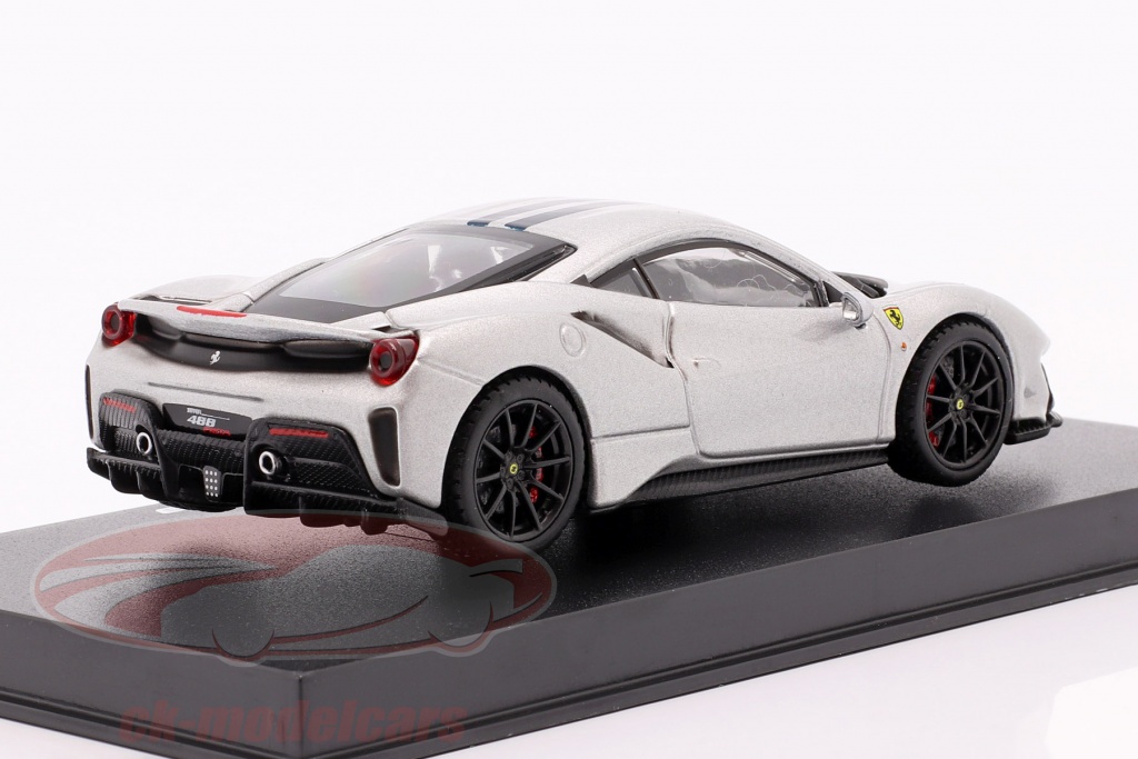 Ferrari 488 Pista 2018 BBR 1/43 Résine – Édition Limitée BBRC202FM – Matt Avus White