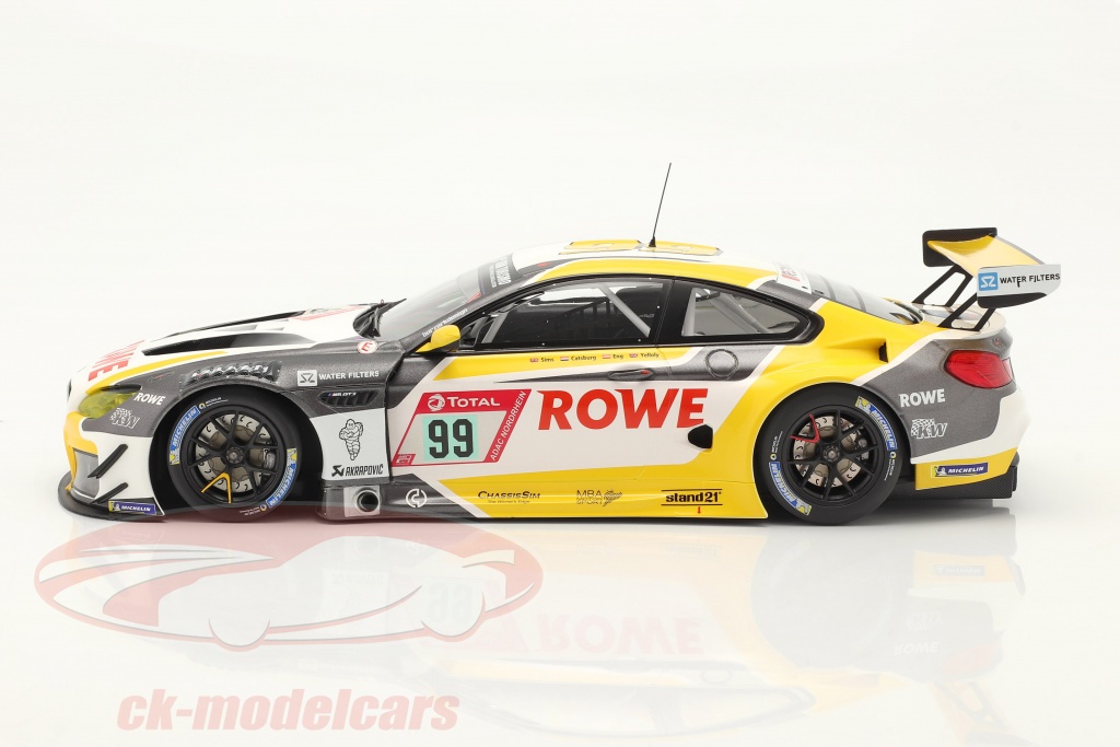 Minichamps 1:43 BMW m6 gt3-Rowe Racing-Catsburg/JT/Edwards/Blomqvist