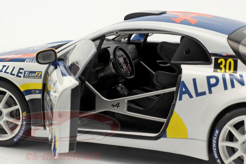 Voiture miniature Alpine A110 RGT+ #6 Loeb Rally Mont Blanc 2024 S1801630 Solido 1:18 Metallmodell sur