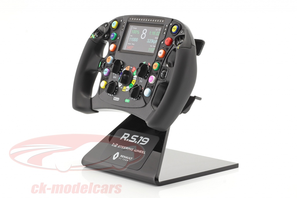 Hülkenberg, Ricciardo Renault R.S.19 formula 1 2019 steering wheel 1:2 Z-Models