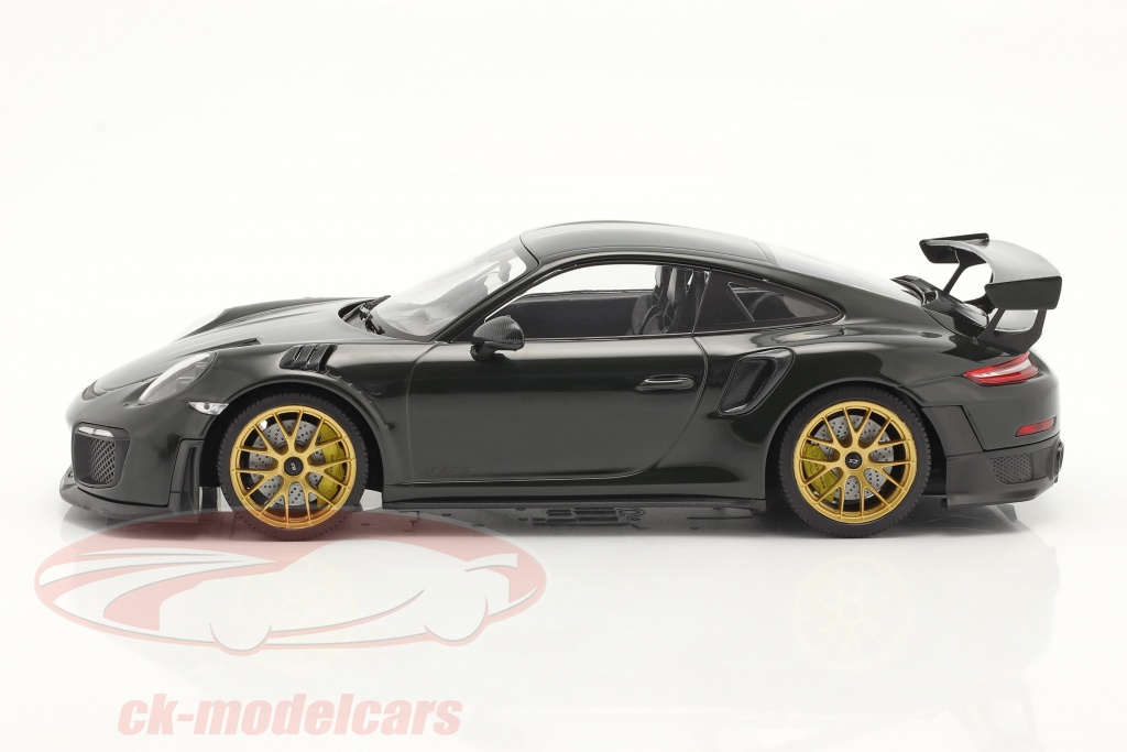 PORSCHE 911 (991/2) GT2 RS Weissach Package (2018), grün/schwarz