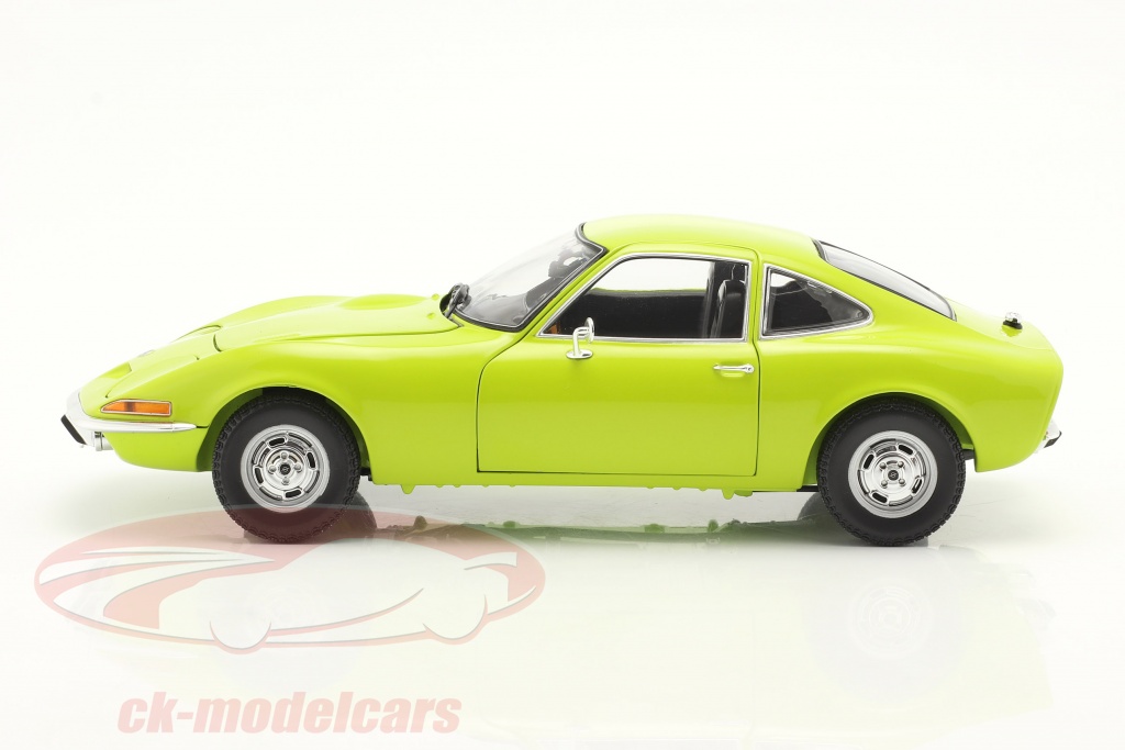 1:18 Minichamps Opel GT 1970 amarillo verde en OVP