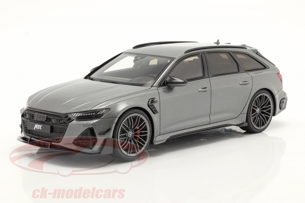 Audi A6 RS6 Avant ABT Año de construcción 2020 gris metálico 1:18 GT-SPIRIT