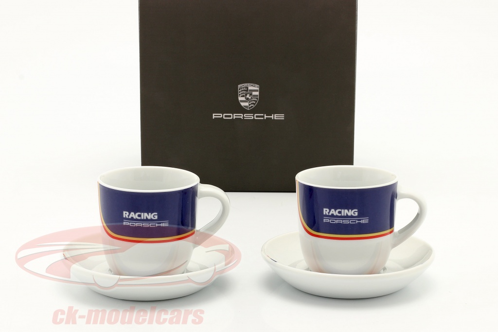Espressokopper (set of 2) Porsche Racing blå / Rød / guld