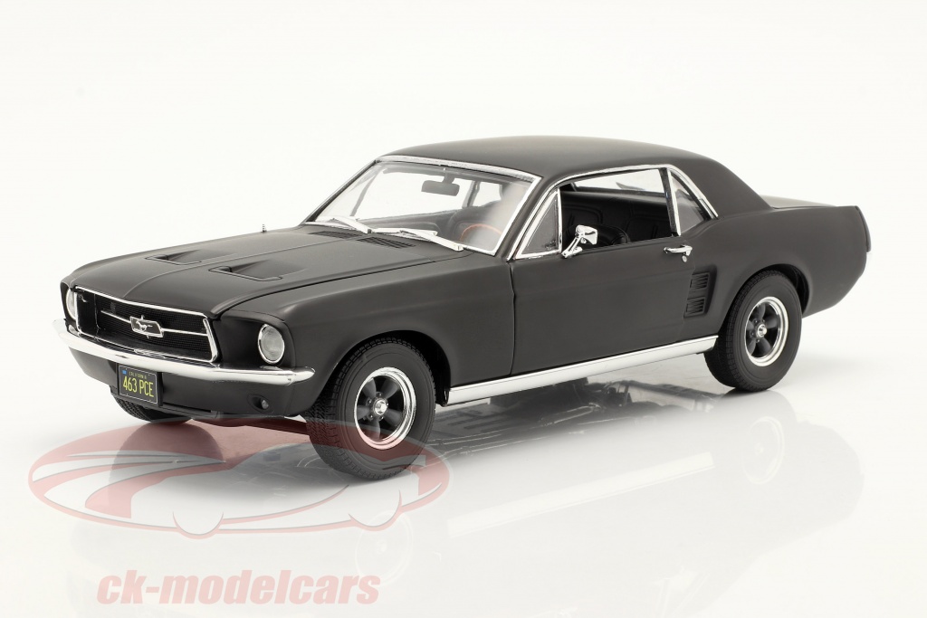 Ford Mustang Coupe 1967 Film Creed (2015) mattschwarz 1:18 Greenlight