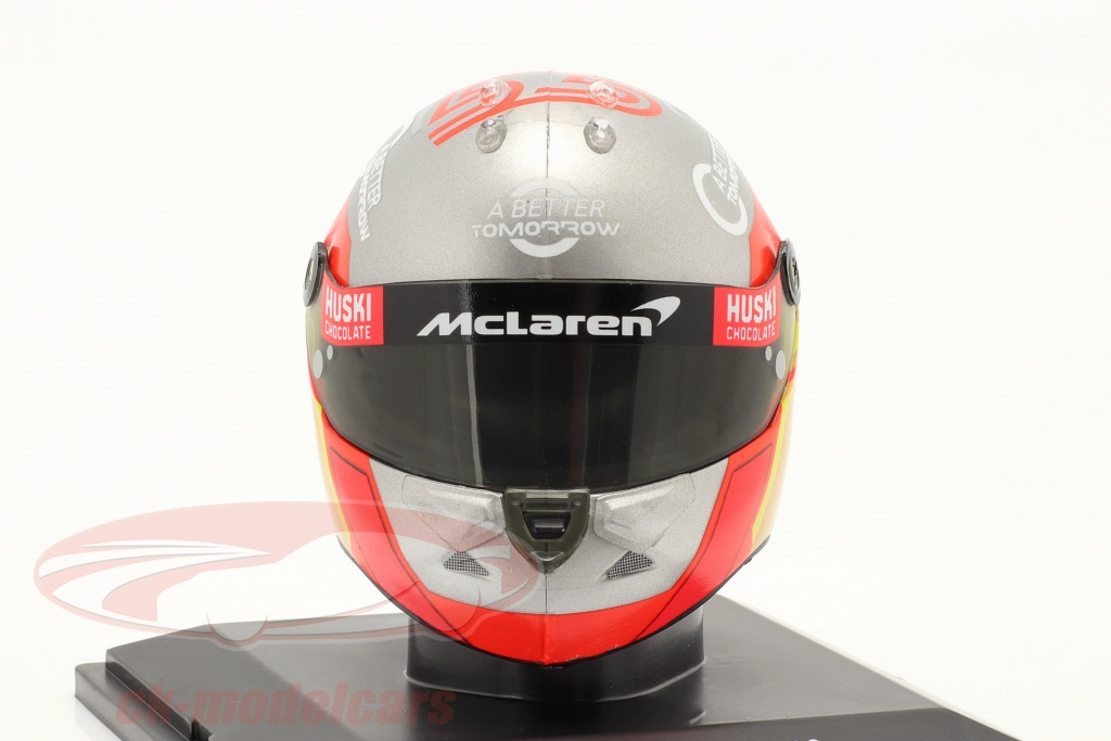 Carlos Sainz jr. #55 McLaren F1 Team formule 1 2020 casque 1:5 Spark
