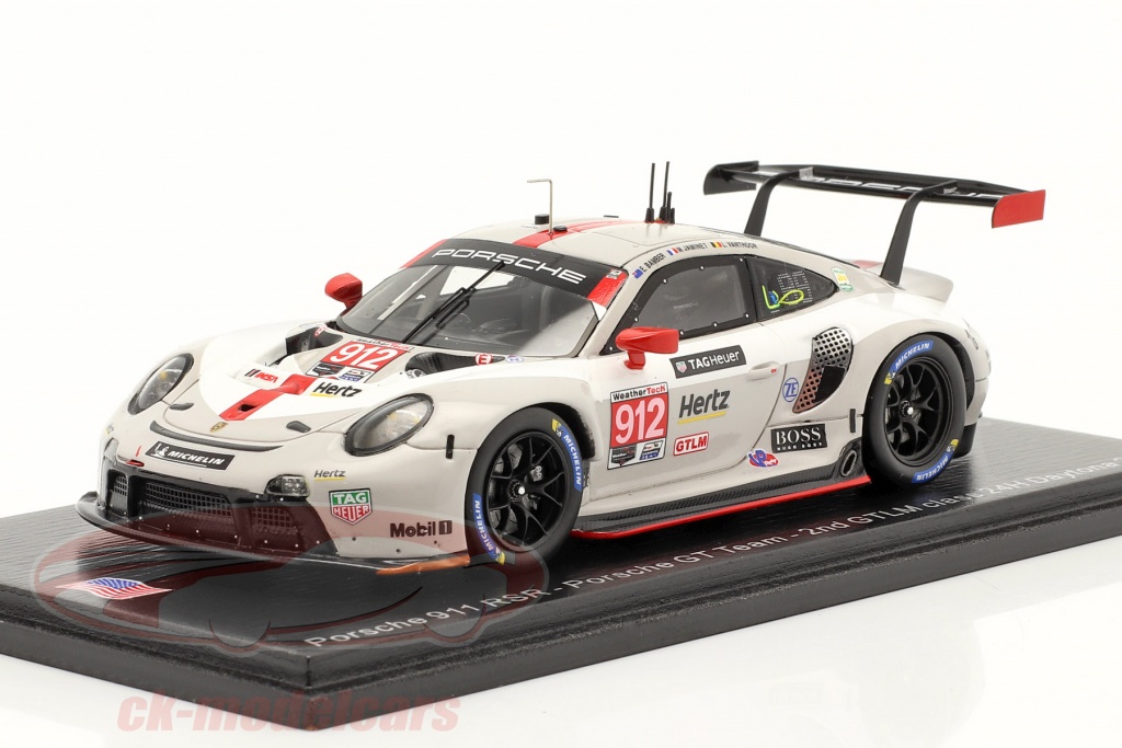 Porsche 911 RSR #912 2e GTLM-klasse 24h Daytona 2020 Porsche GT Team 1:43 Spark