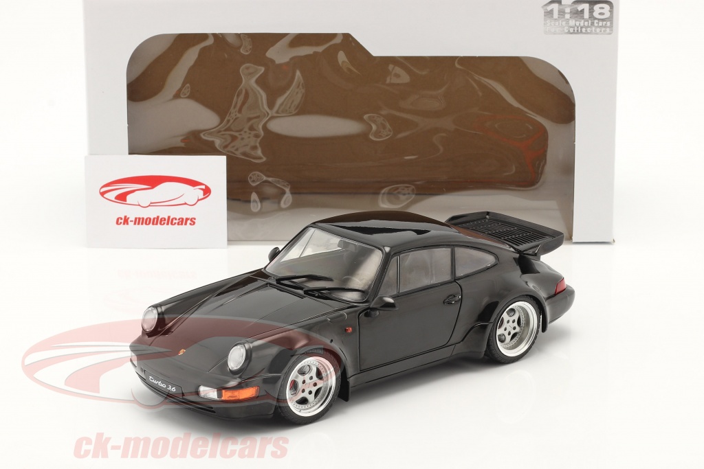Solido 1:18 Porsche 911 (964) zwart - kopen bij