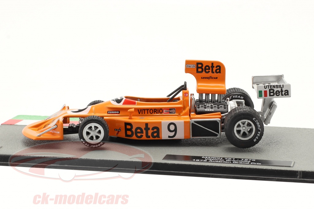 Modèle Réduit 1:43 Edicola - March F1 751 Beta #9 1975 Vittorio Brambilla - Collection F1