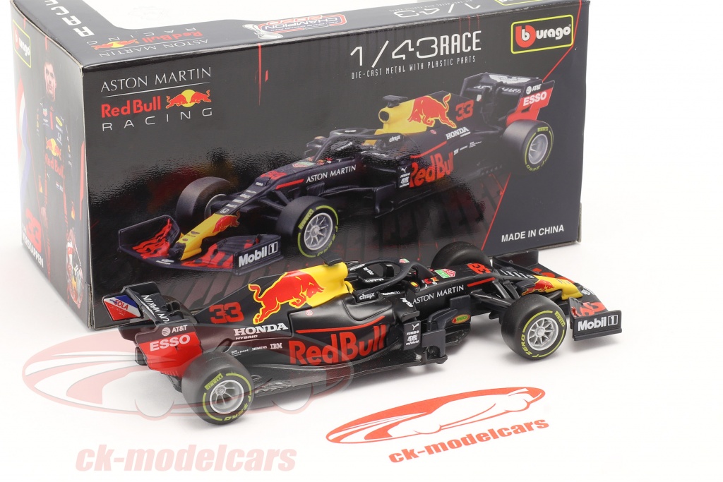 urago 1 43 Max Verstappen Red Bull Rb16 33 优胜者abu Dhabi Gp 公式1 18 模型汽车18