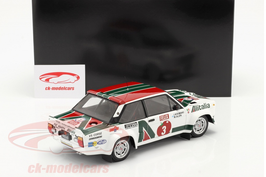 KYOSHO - FIAT 131 Abarth #3 Rallye des 1000 Lakes 1978 M.ALEN / I.KIVIMAKI