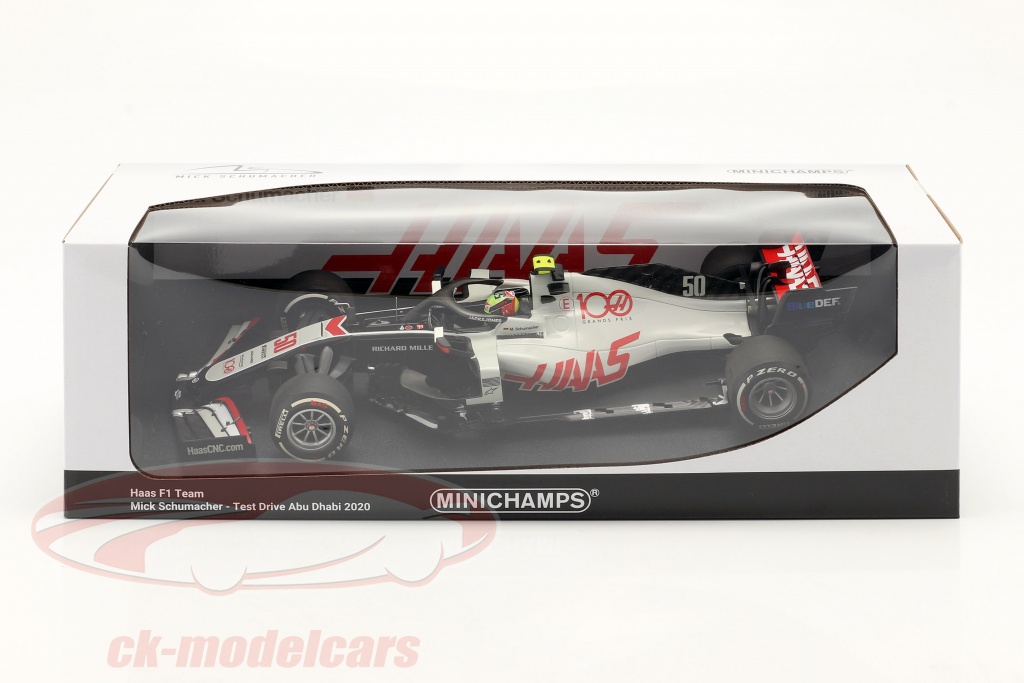 Minichamps 1:18 Mick Schumacher Haas VF-20 #50 試乗 Abu Dhabi F1 
