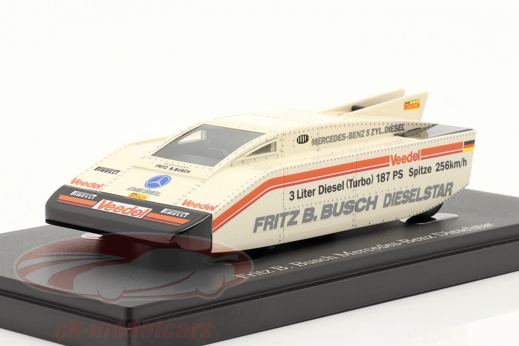 Fritz B. Busch Mercedes-Benz Dieselstar World Record Car 1975  1:43 AutoCult