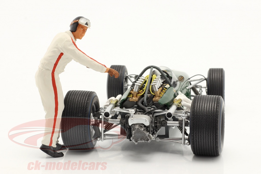 figurenmanufaktur 1:18 figura Race Driver Jochen R. se inclina sobre ...