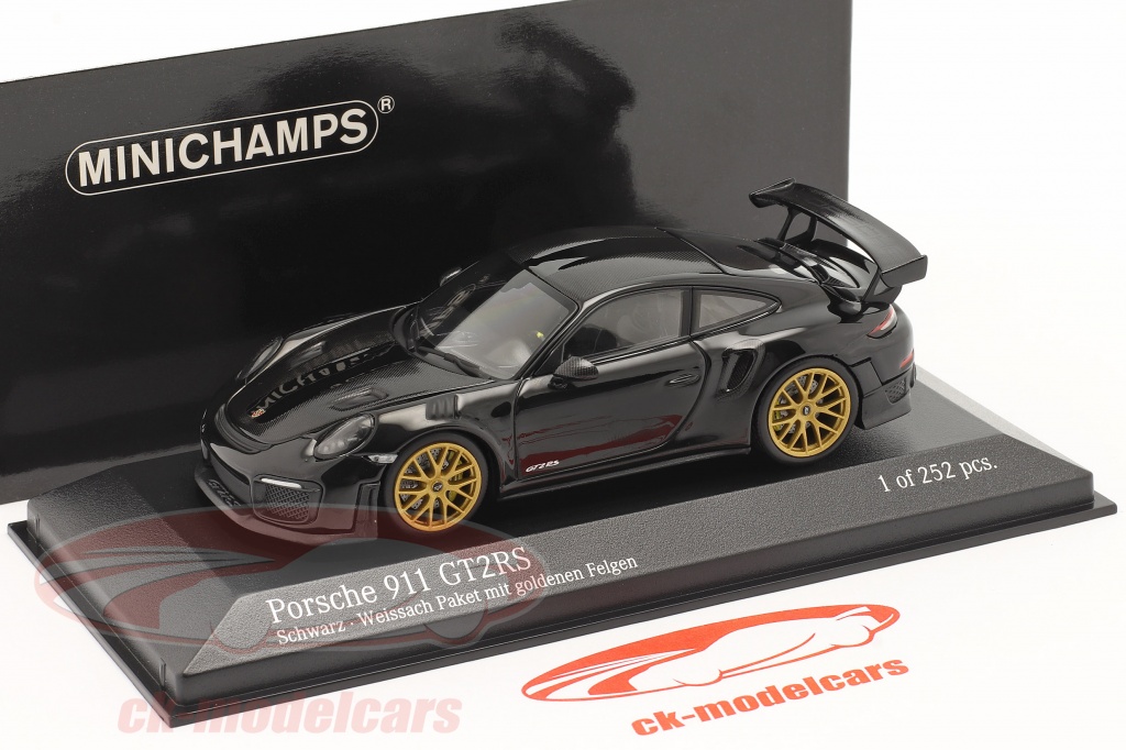Porsche 991 (991.2) GT2 RS Weissach Package Gemini Blue Metallic 1:18