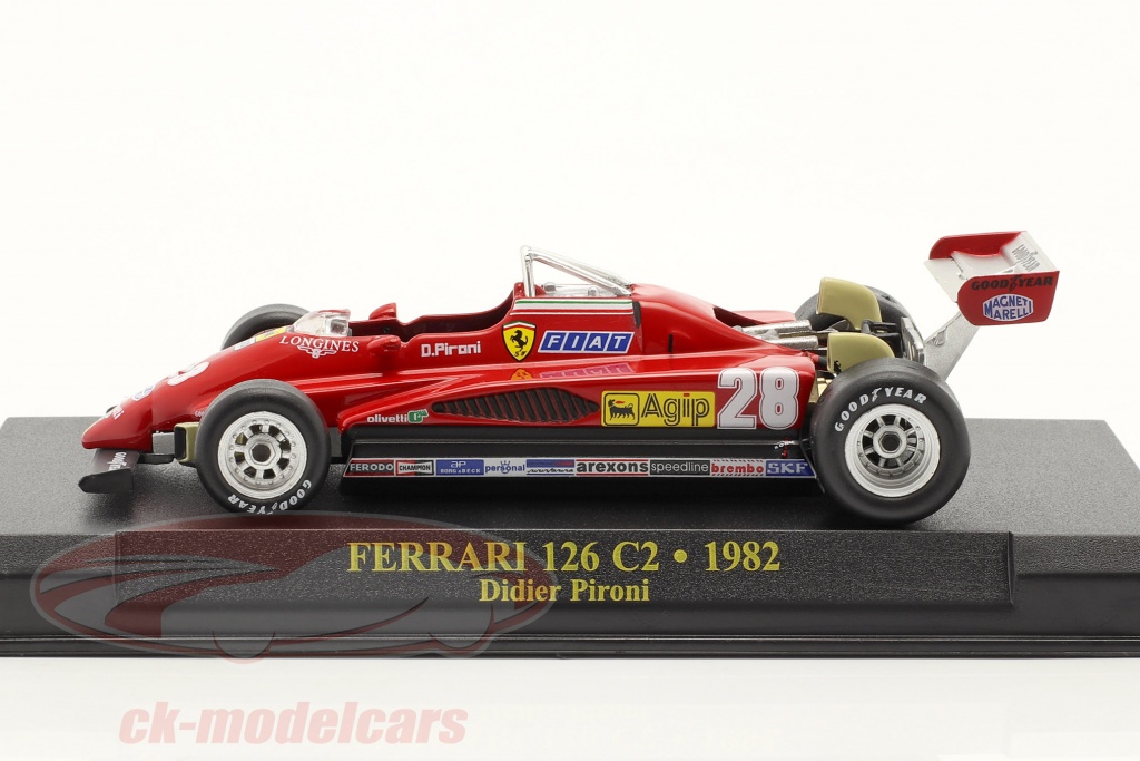 Ferrari 126 C2 formule un modèle de voiture 1:43 Taille IXO Atlas F1 Pironi 7174014 T3 