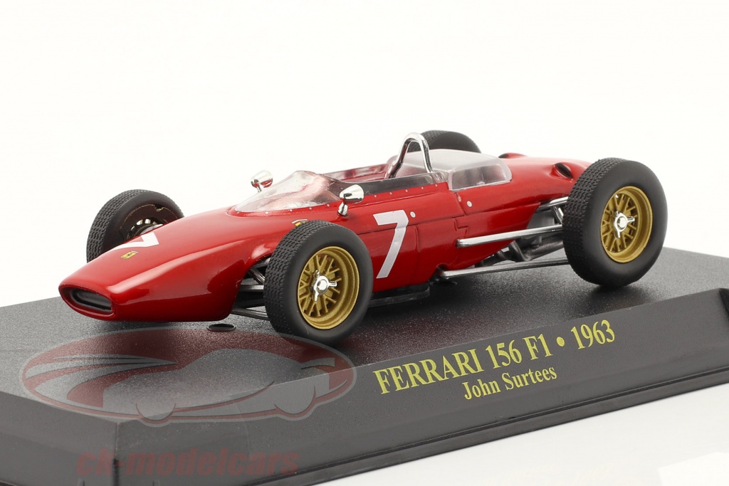 John Surtees Ferrari 156/63 #7 формула 1 1963 1:43 Altaya