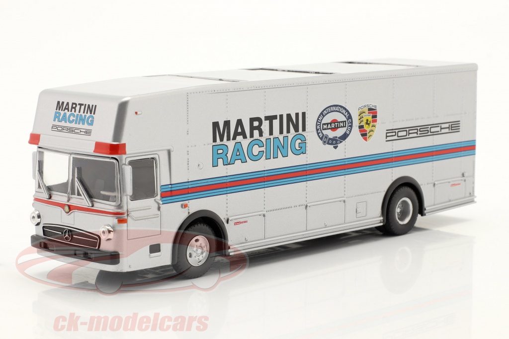 schuco-1-64-mercedes-benz-o-317-race-car-transporter-porsche-martini-racing-silver-452027400/