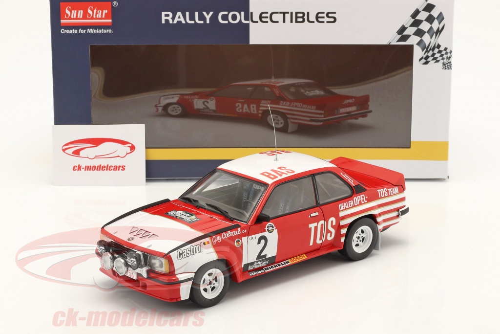 Sun-star Opel Ascona 400 (nočná verzia) N 8 2nd Rally Bianchi 1981 G.colsoul - A.lopes 1:18
