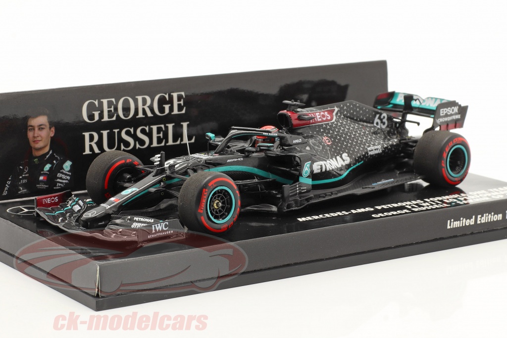 Minichamps Mercedes-AMG F1 W11 #63 Sakhir GP 2020 George Russell 1/43 Scale