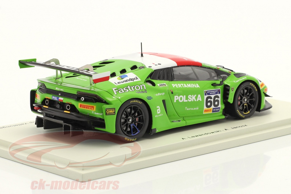 Spark 1:43 Lamborghini Huracan GT3 Evo #66 2nd FIA Motorsport 
