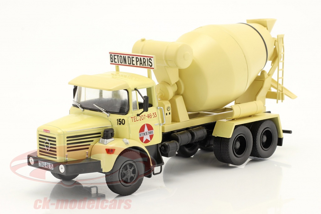 hachette-1-43-berliet-pmh-12-6x4-cement-mixer-year-1969-cream-yellow-g111a005/