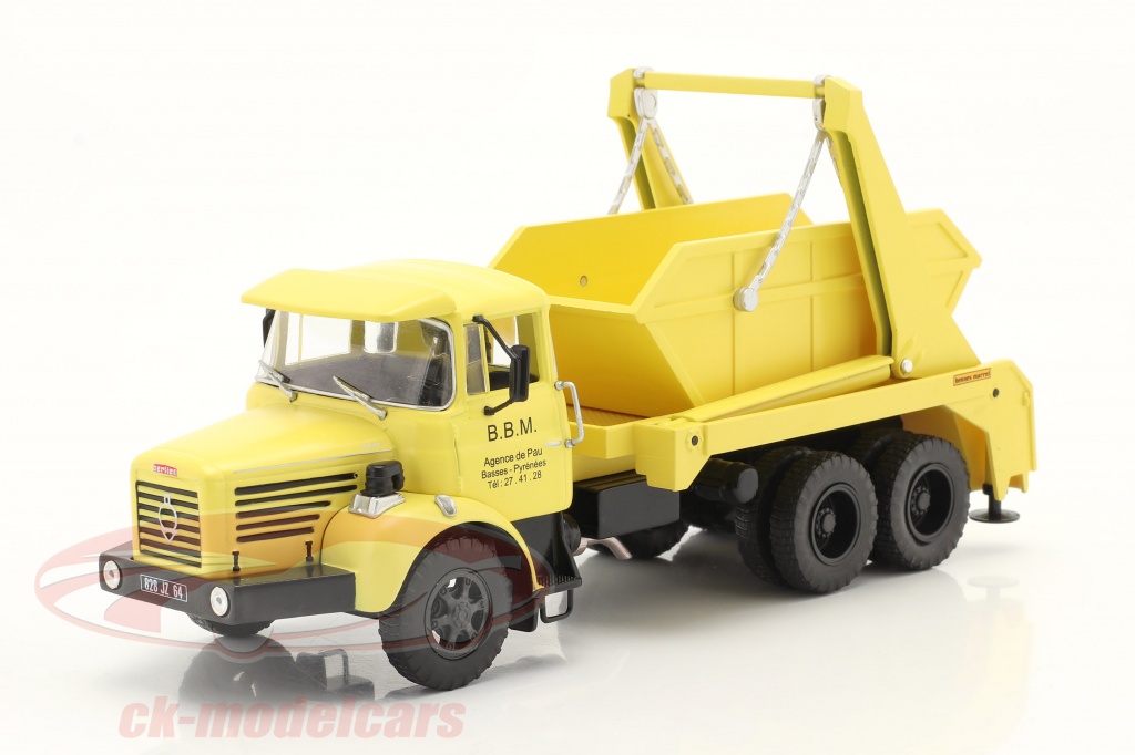 hachette-1-43-berliet-glm-12-6x4-container-transporter-year-1965-cream-yellow-g111a015/