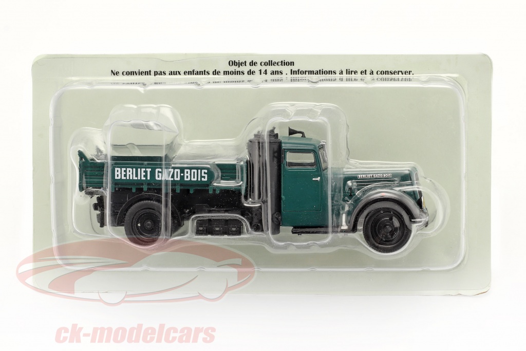 BER32 CAMIONS 1/43 Hachette IXO BERLIET VDang Gazo-bois 1938 - Jumajo