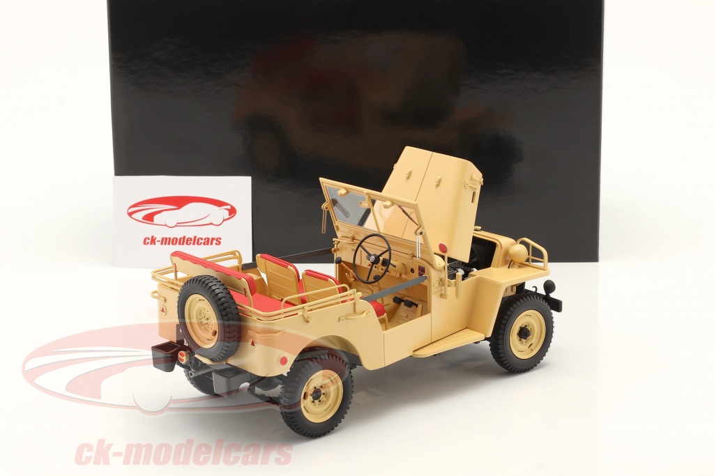 Kyosho 1:18 Toyota Land Cruiser BJ ベージュ 08959BE モデル 車 
