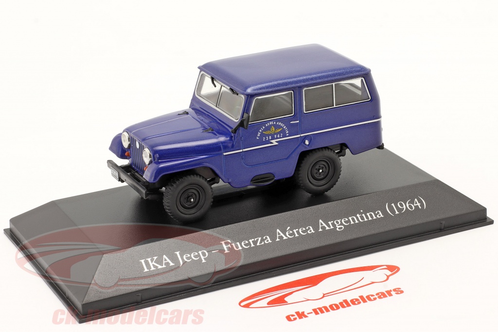 Miniature IKA Jeep Gladiator 1965 édition Argentine - 1:43, Die-cast, Avec Magazine