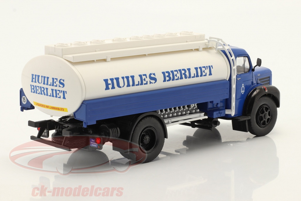 Camion Berliet GLR 8M2 Citerne à Huile IXO/Altaya 1/43 - Modèle Réduit Métal, Très Bon état Avec Blister D'origine