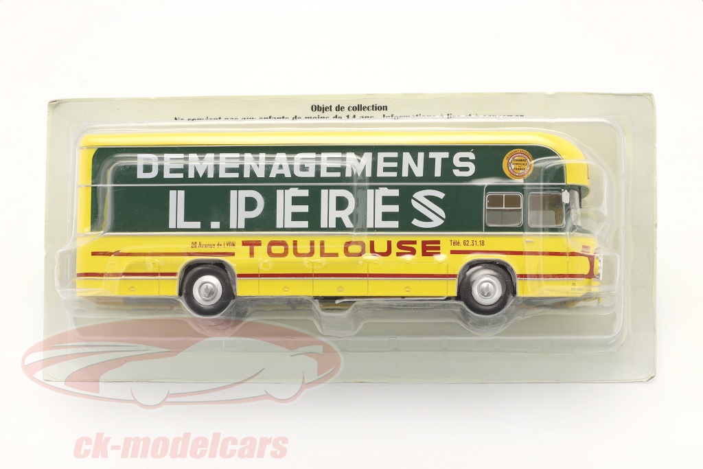 Berliet PLR 8 MU 1:43 Historischer Bus Fertigmodell Die-Cast Metall 