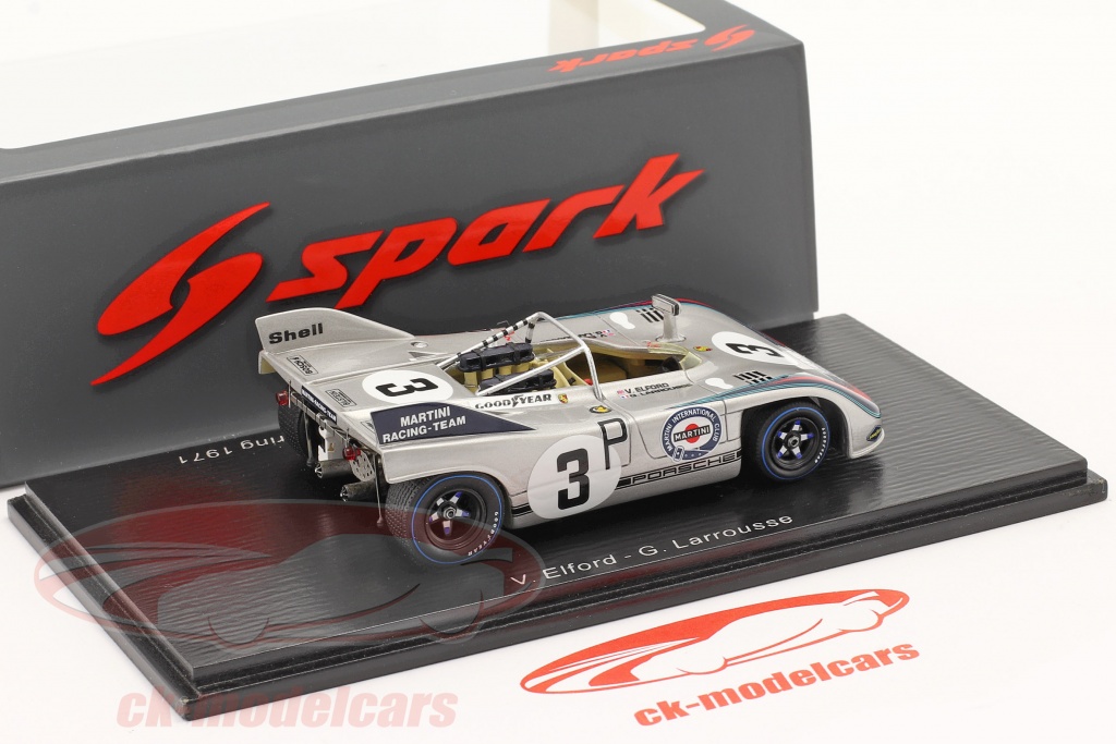 Miniature SPARK 1/43 – Porsche 908/3 – Vainqueur Kyalami 1973 – Résine S2339