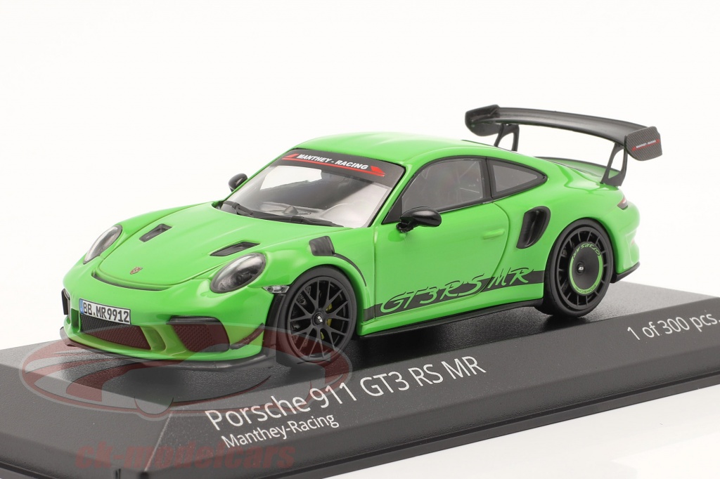Miniature Minichamps 1:43 Porsche 911 GT2 RS Team Manthey 2018 - Réf. MR-911-GT2RS-4302 - Neuf