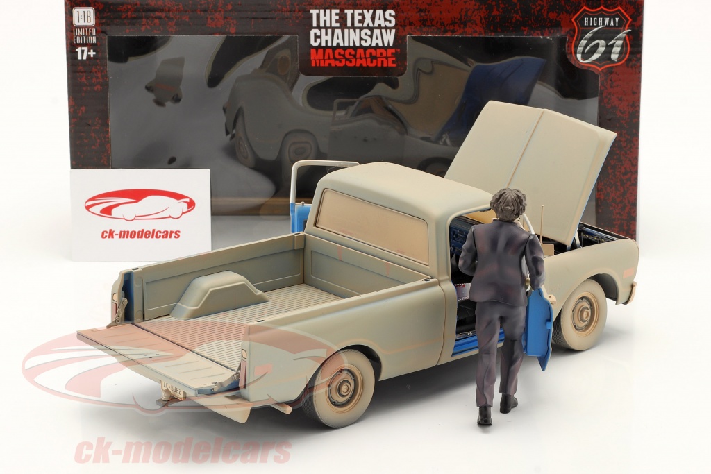 Maquette 1:18 CHEVROLET C10 1971 Texas Chainsaw Massacre - HIGHWAY 61 - Version Sale
