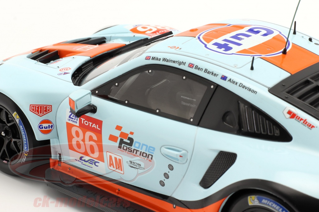 PORSCHE 911 (991) RSR 912 BAMBER/BRUNI/VANTHOOR 24H DE DAYTONA 2018