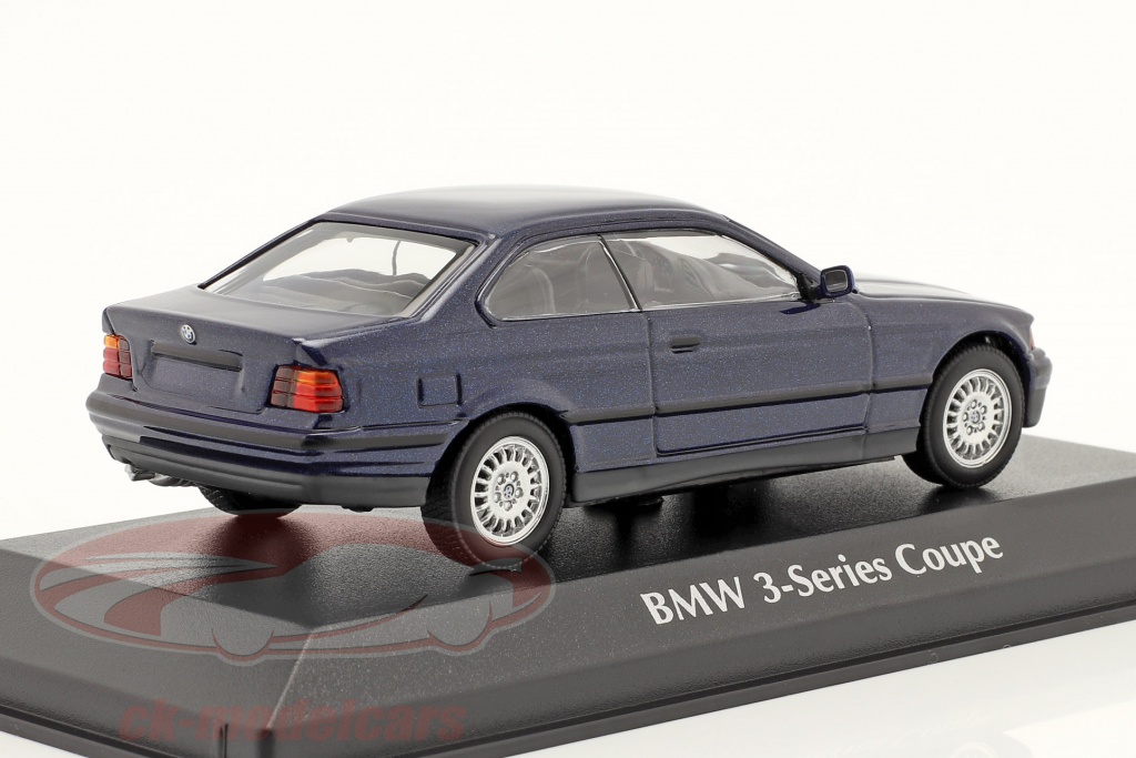 Minichamps 1:43 BMW 3er Serie (E36) Coupe Baujahr 1992 dunkelblau