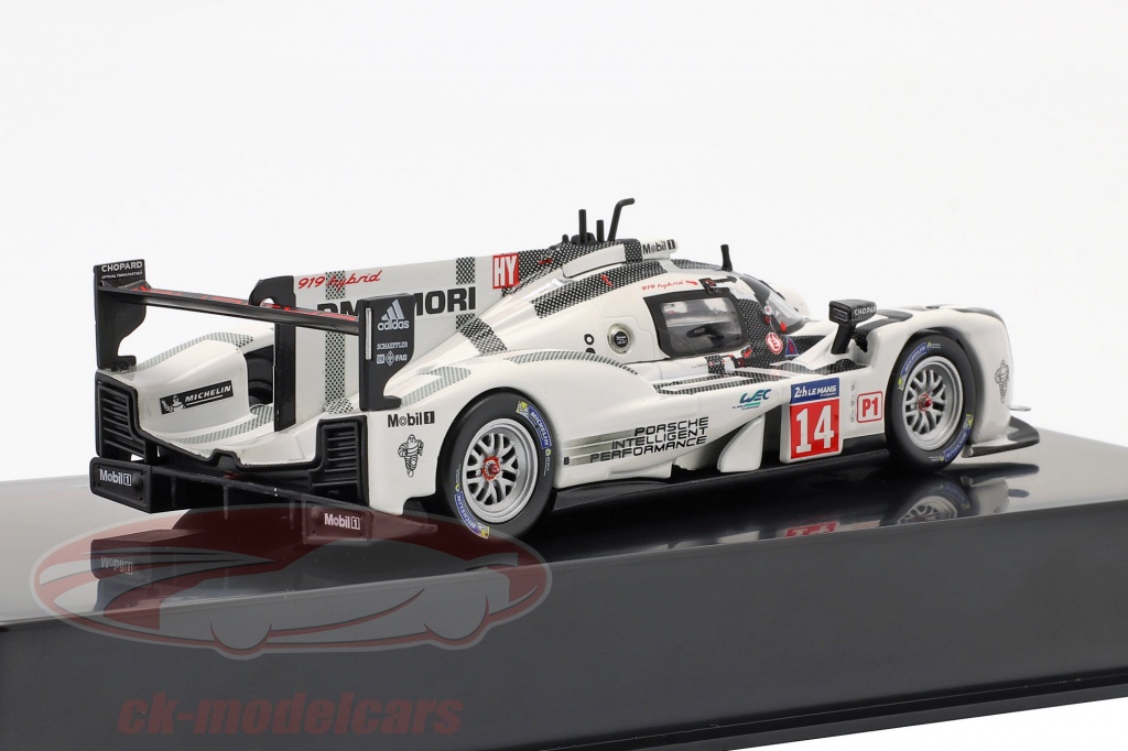 IXO SP919-1803 PORSCHE 919 HYBRID LE MANS 2014 #14 DUMAS/JANI/LIEB 1:18 SCALE