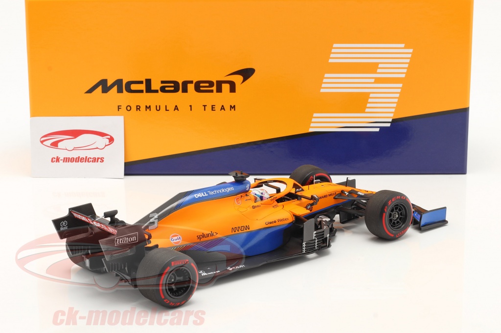 Minichamps 1:43 D. Ricciardo McLaren MCL35M #3 6ème France GP Formule 1 2021 537215103
