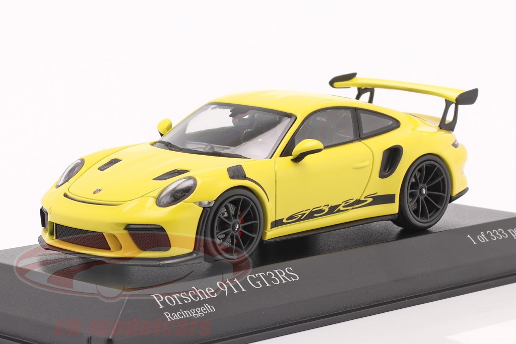 Miniature 1:43 Minichamps Porsche 911 GT3 RS (991 II) 2018 - Édition Limitée Ukraine 150 Pièces