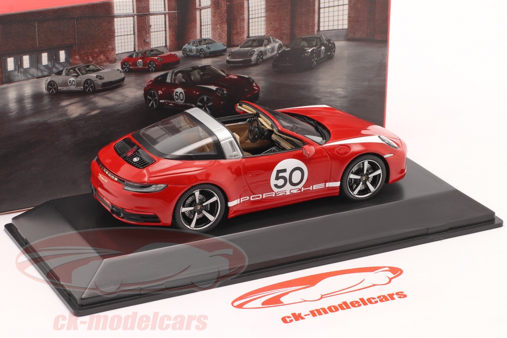 1/43 ポルシェ 911 targa4S ヘリテージエディション 992 Porsche 911 Targa Heritage 4S Type 992 n° 50 Chalk grey