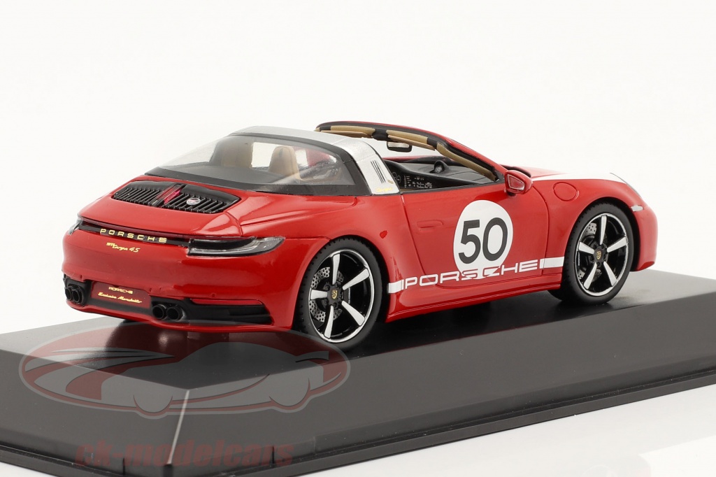 Porsche 911 992 Targa Heritage Miniature 1:43 – Neuve