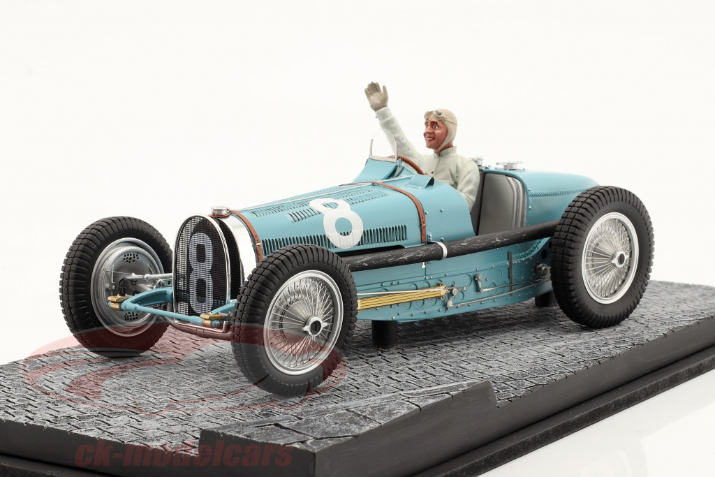 LeMans Miniatures 1:18 Rene Dreyfus Bugatti Type 59 #8 3rd Monaco GP 1934  118002/8M Modellauto 118002/8M 3700474504291