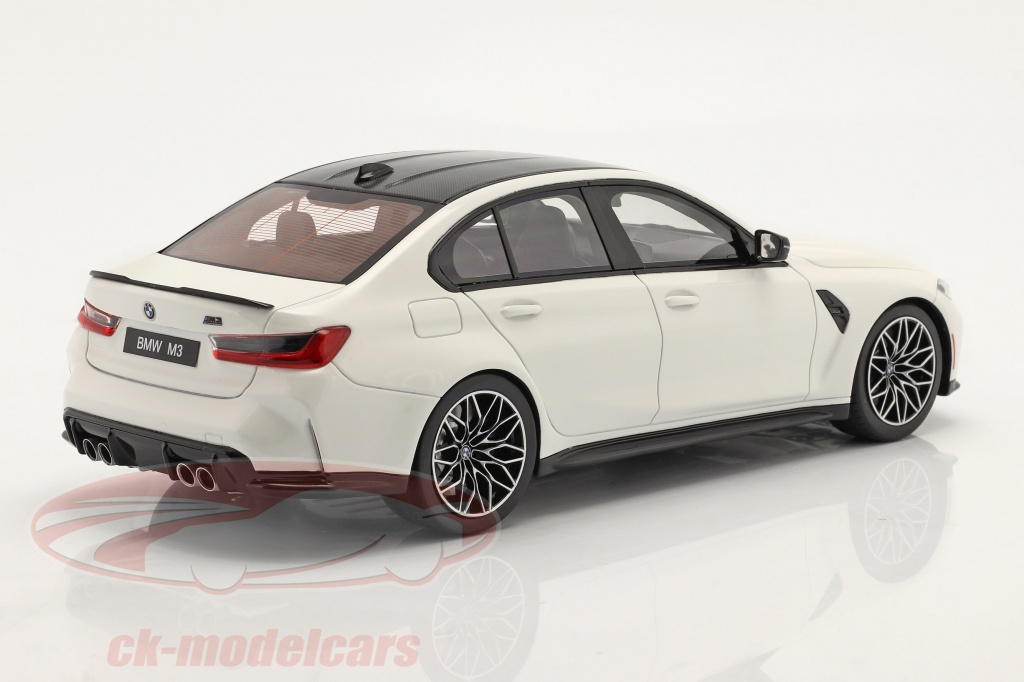 True Scale 1:18 BMW M3 Competition (G80) bouwjaar 2021 alpenwit TS0342 ...