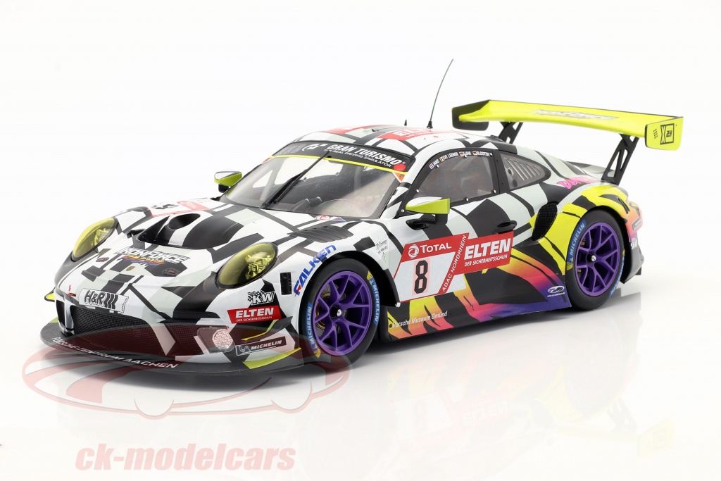Modèle Réduit Ixo 1/18 Porsche 911 GT3 R #98 - 24h Spa 2019 - Neuf