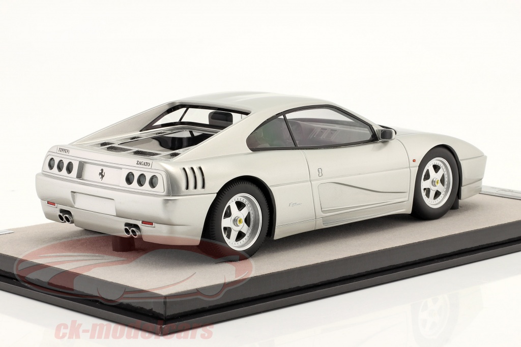 Tecnomodel 1:18 – Ferrari 348 Zagato 1991 – Argent (Nürburgring) – TMD18131C – Neuf