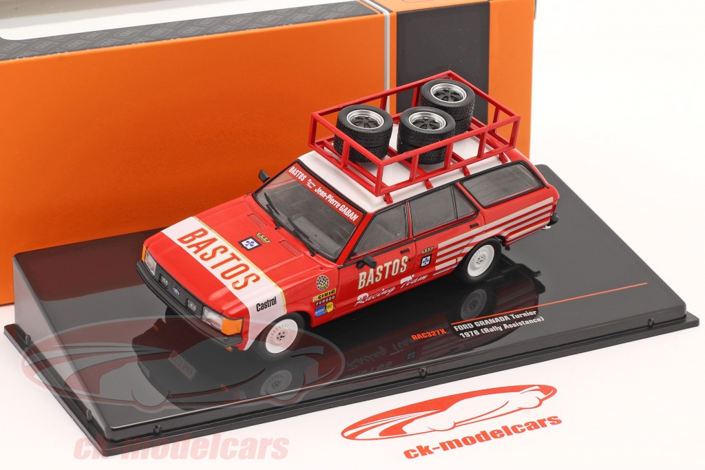 IXO 1:43 FORD Granada Turnier 1978 Rally Assistance RAC327X Red Diecast Models 