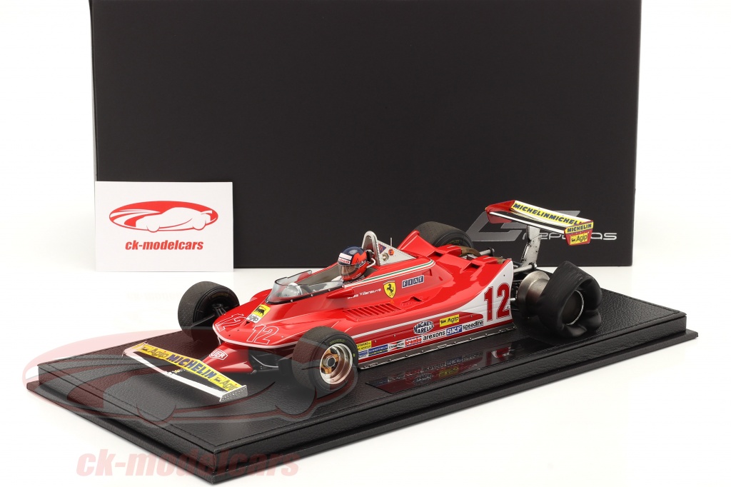 1/18 by GP Replicas LAST ONE!!! G Villeneuve 1979 Ferrari 312 T4 #12 LE of 250 