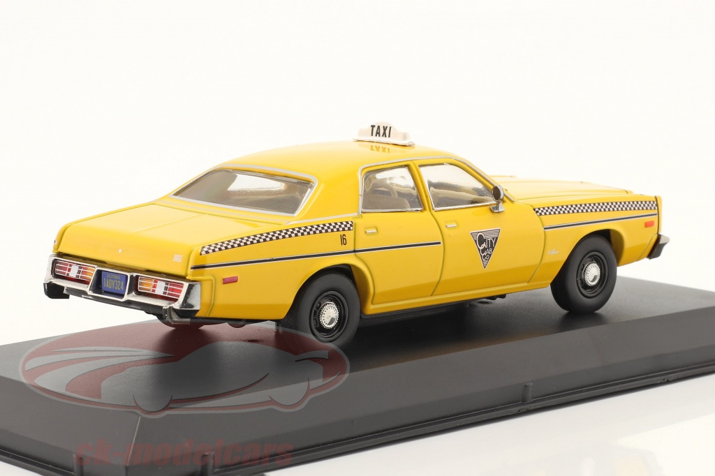Greenlight 1/43 Scale Diecast Model Car - 1978 Monaco Taxi 'City Cab Co.' From Rocky III Movie