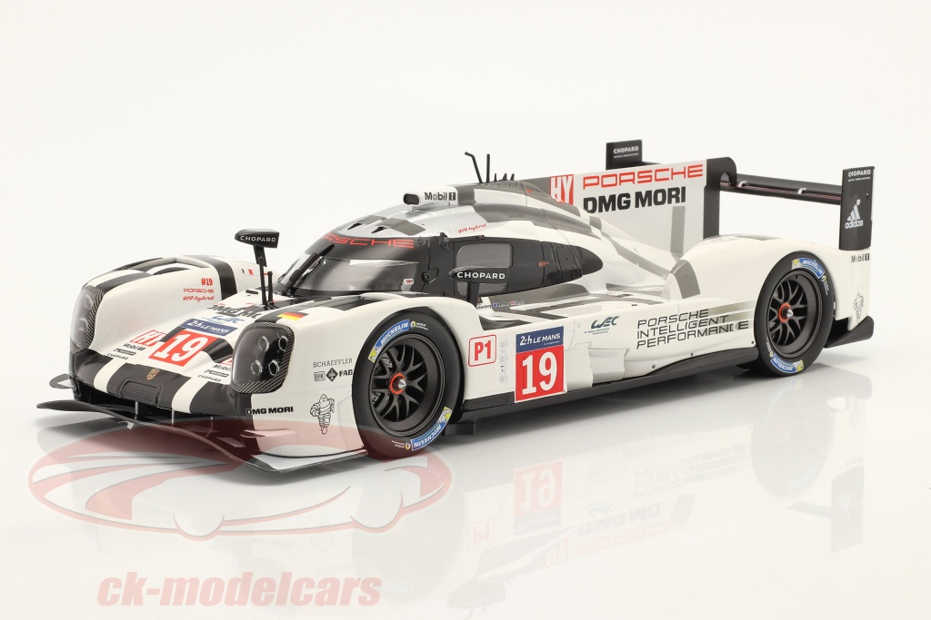Porsche 919 Hybrid 2015 - Maquette IXO 1/18 - Vainqueur Le Mans - Occasion